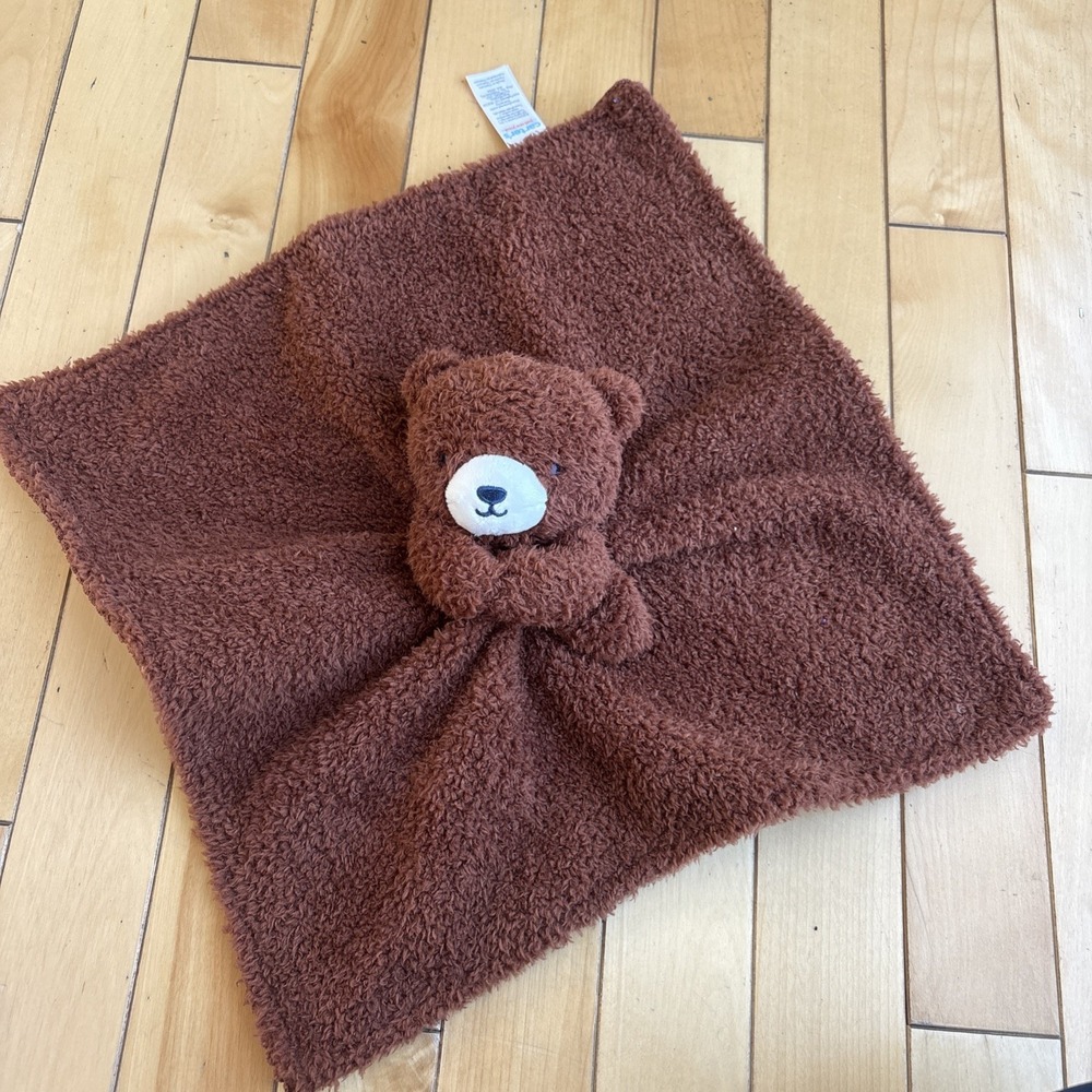 Just One You Brown Bear Security Blanket Baby Lovey Sherpa Corduroy Carters 2024